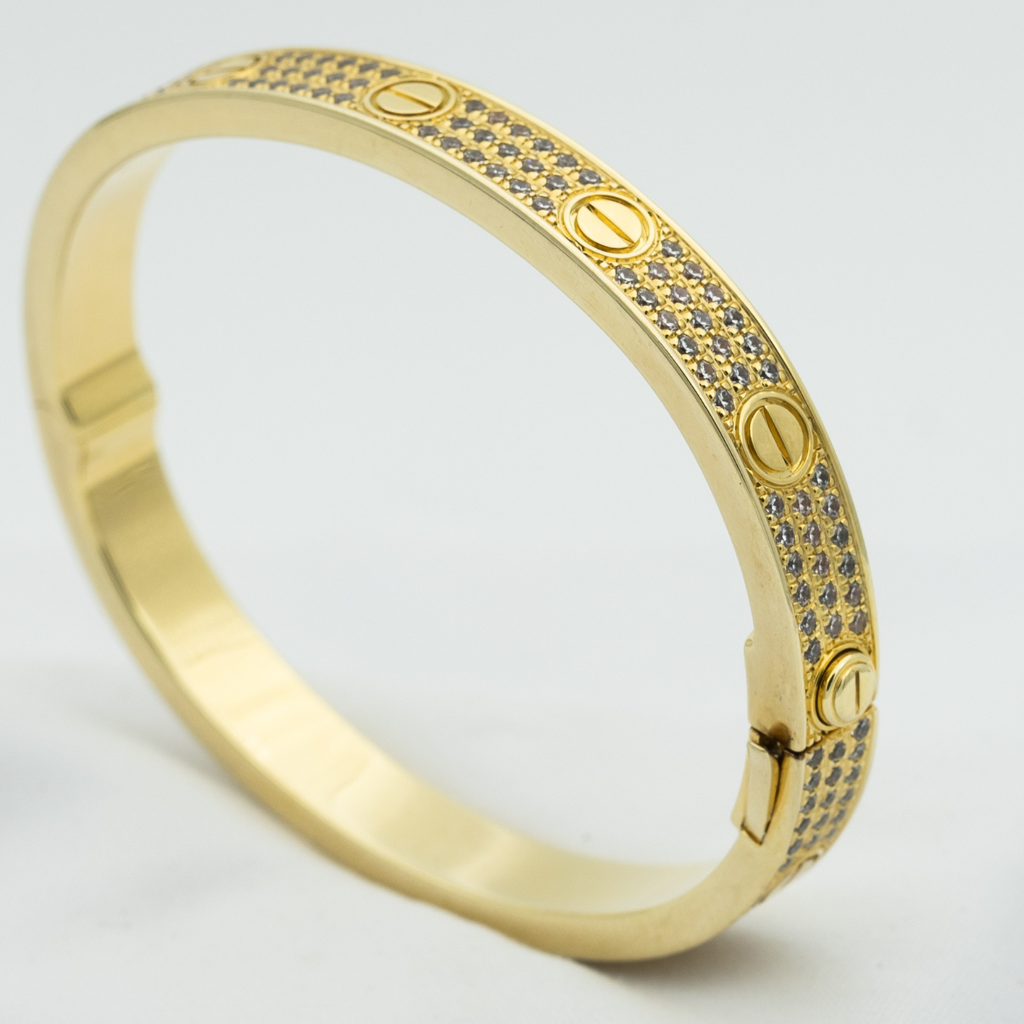 [Lumina]LOVE BRACELET 6.1MM DIAMOND-PAVED