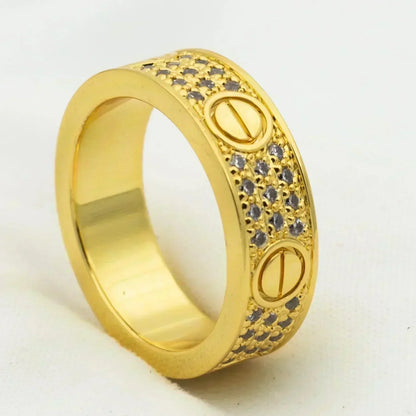 [Lumina]LOVE RING 5.5MM DIAMONDS PAVED
