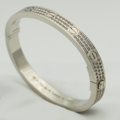 [Lumina]LOVE BRACELET 6.1MM DIAMOND-PAVED