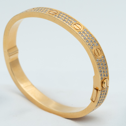 [Lumina]LOVE BRACELET 6.1MM DIAMOND-PAVED