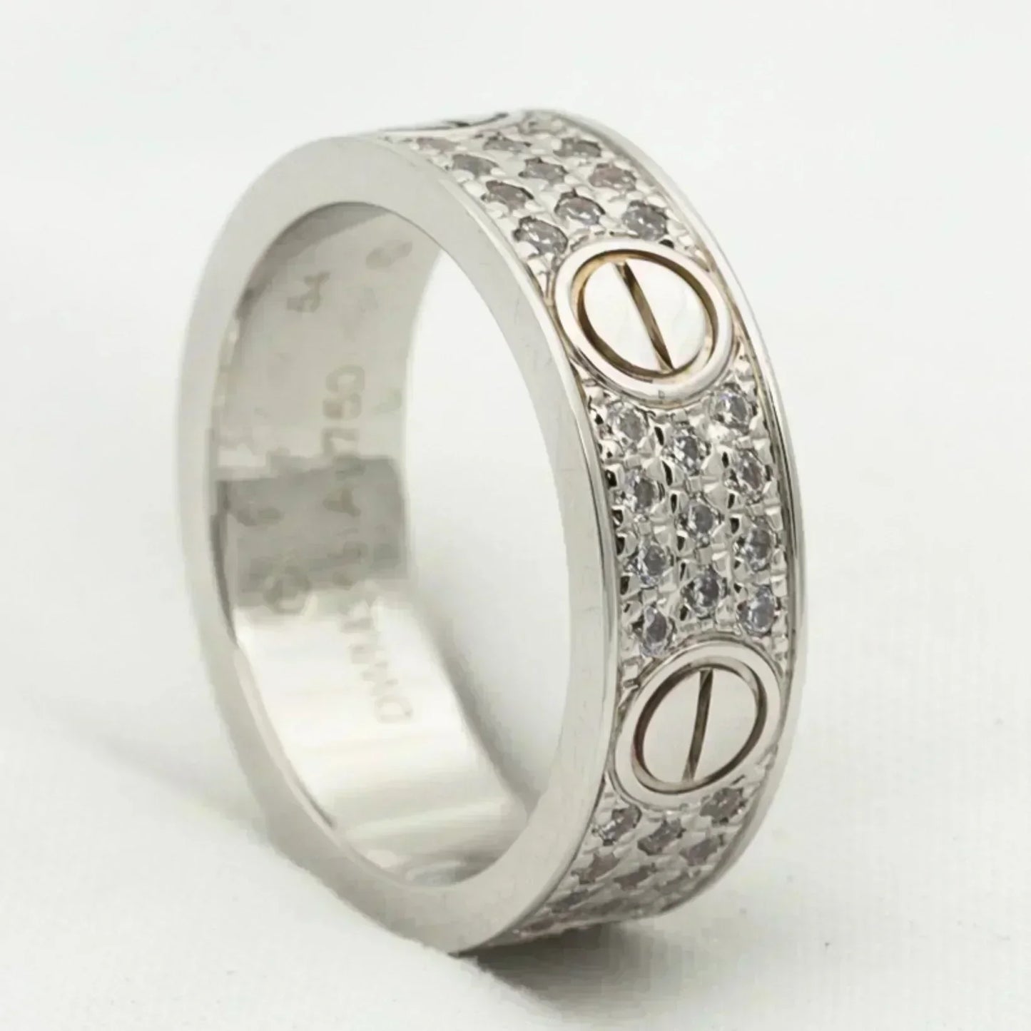 [Lumina]LOVE RING 5.5MM DIAMONDS PAVED