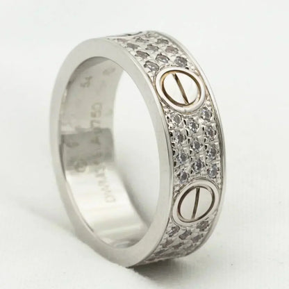 [Lumina]LOVE RING 5.5MM DIAMONDS PAVED
