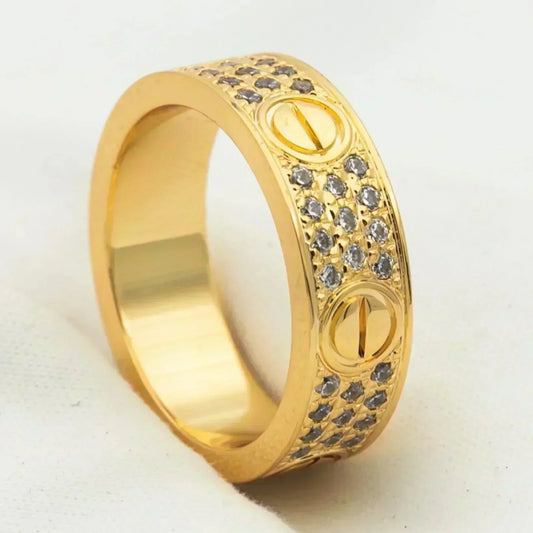 [Lumina]LOVE RING 5.5MM DIAMONDS PAVED