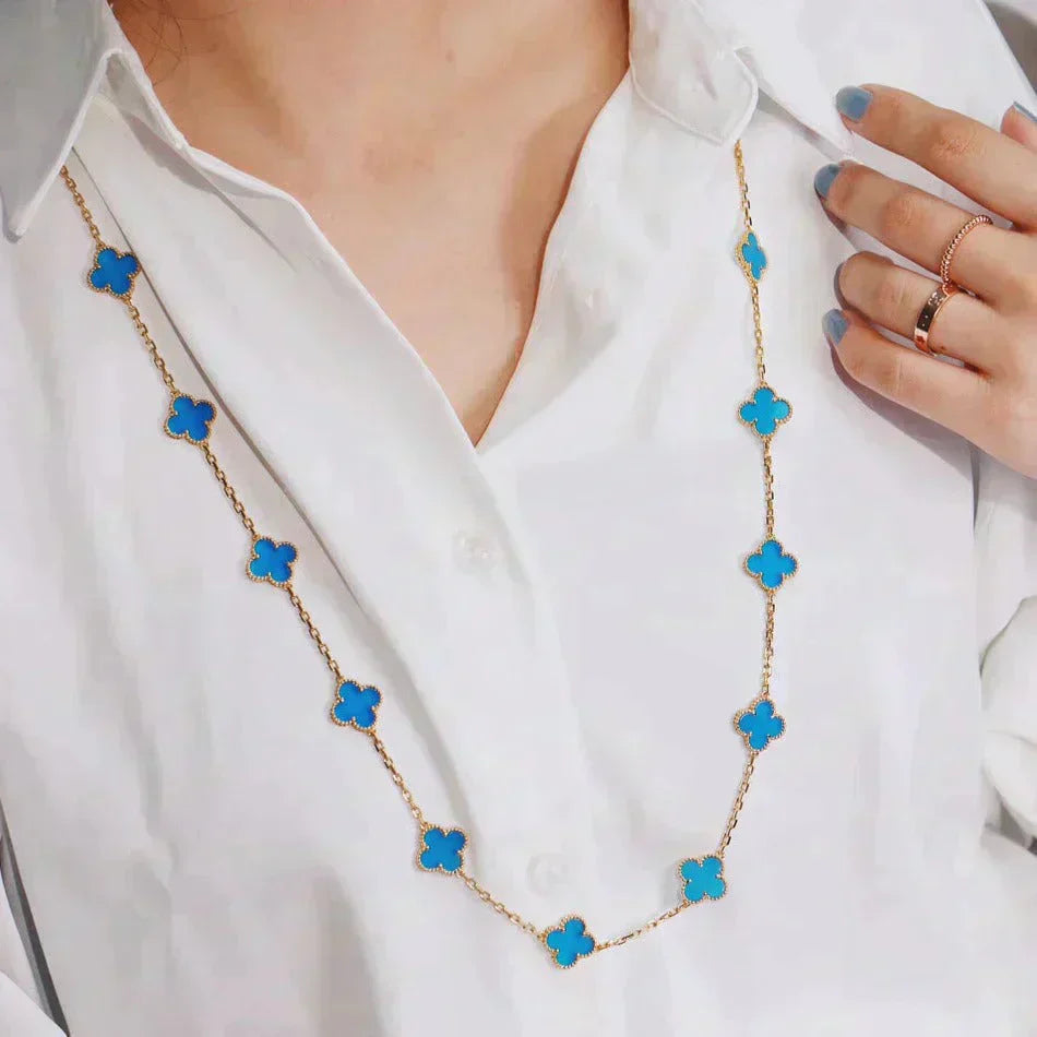 [Lumina]CLOVER 20 MOTIFS TURQUOISE GOLD