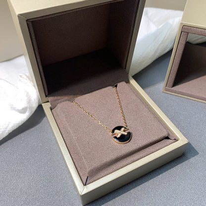 [Lumina]JEUX DE PINK GOLD DIAMOND NECKLACE