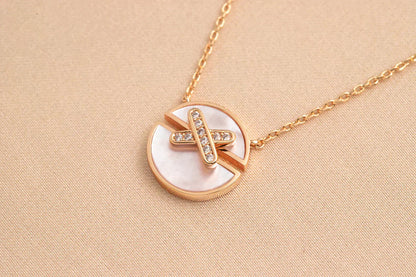 [Lumina]JEUX DE Lumina GOLD DIAMOND NECKLACE