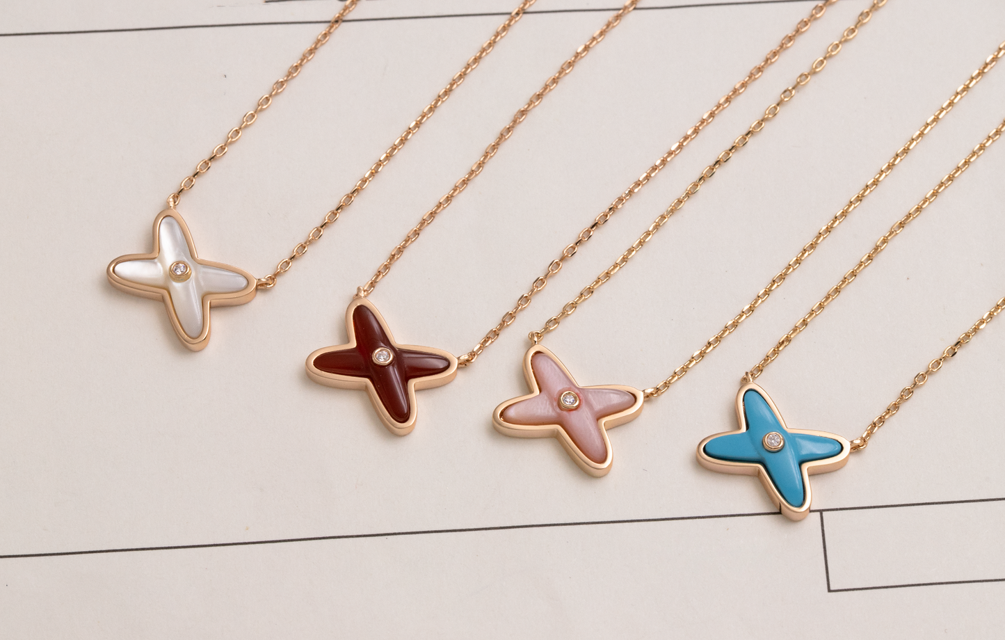 [Lumina]JEUX DE NECKLACE 1 DIAMOND