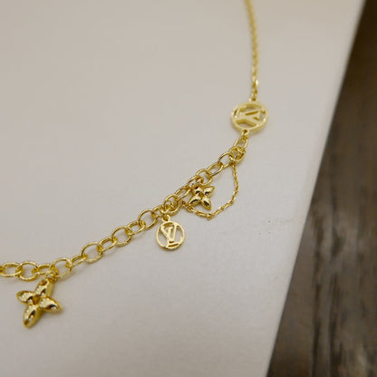 [Lumina]BLOOMING SUPPLE NECKLACE BRASS