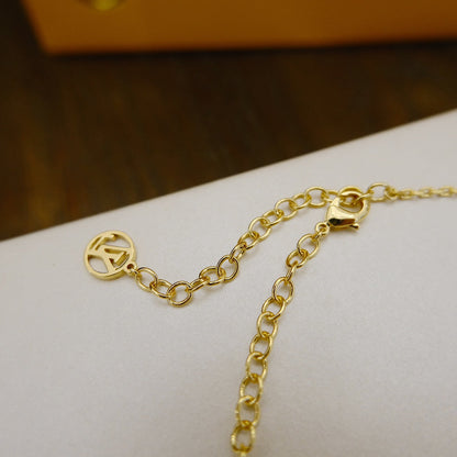 [Lumina]BLOOMING SUPPLE NECKLACE BRASS