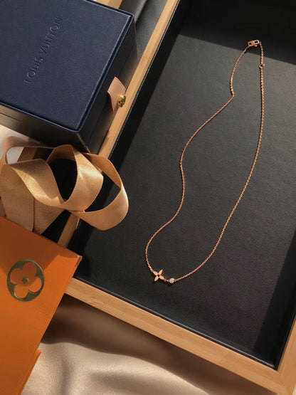 [Lumina]BLOSSOM PENDANT PINK GOLD AND DIAMOND