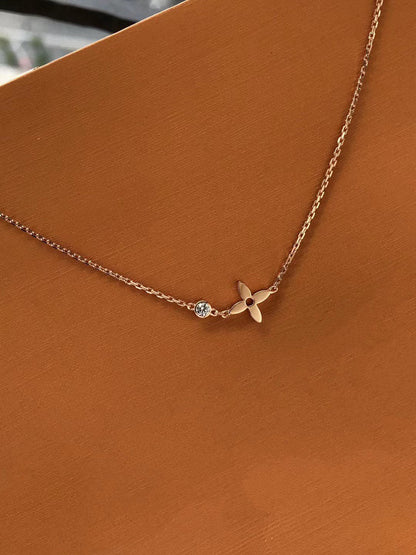 [Lumina]BLOSSOM PENDANT PINK GOLD AND DIAMOND