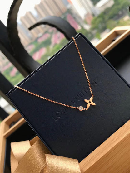 [Lumina]BLOSSOM PENDANT PINK GOLD AND DIAMOND