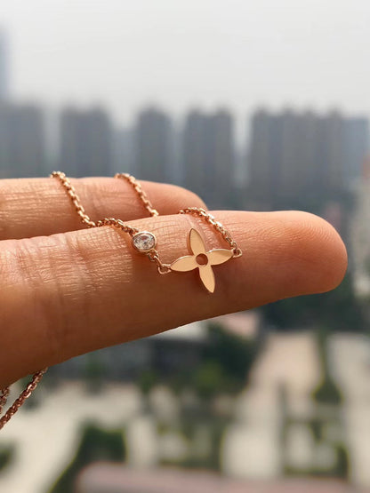 [Lumina]BLOSSOM PENDANT PINK GOLD AND DIAMOND