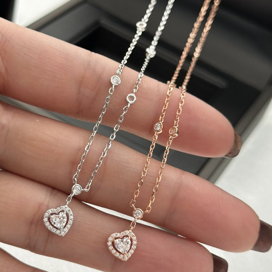 [Lumina]JOY HEART DIAMOND NECKLACE