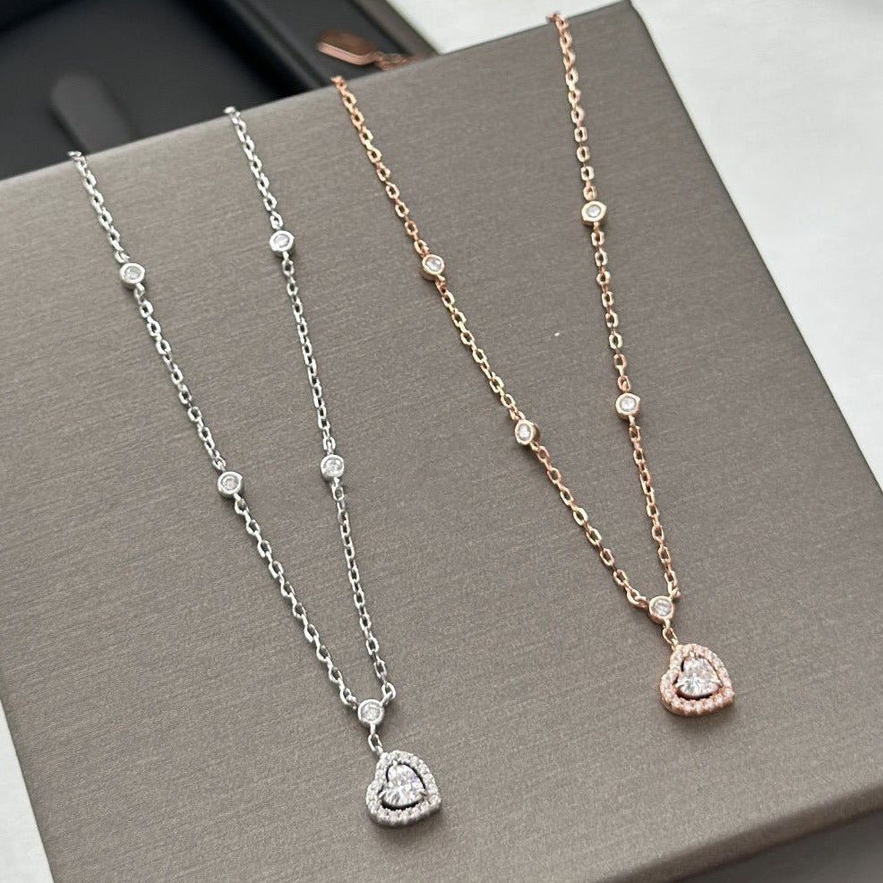 [Lumina]JOY HEART DIAMOND NECKLACE