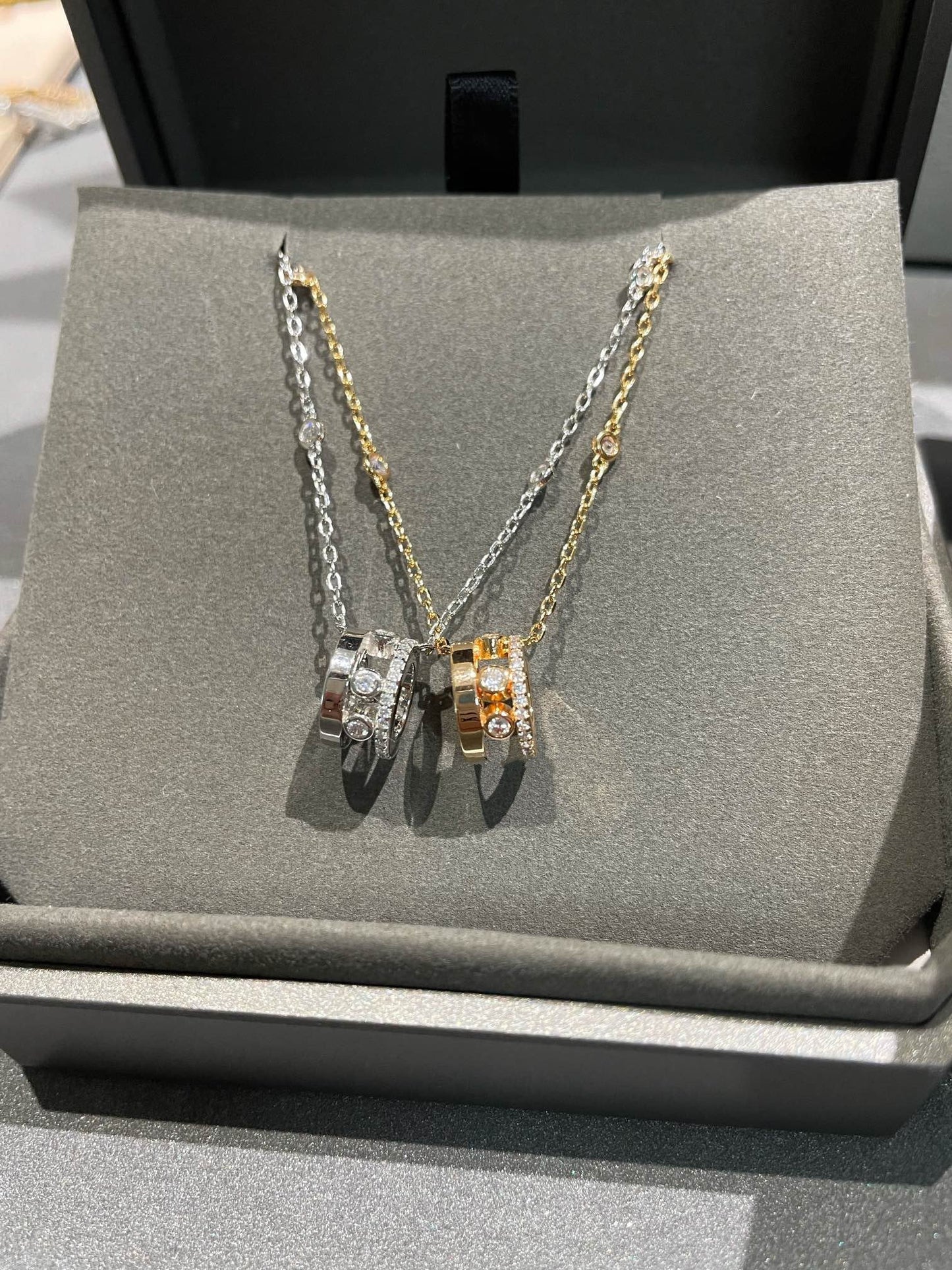 [Lumina]CHAIN MOVE ROMANE PEDAND NECKLACE