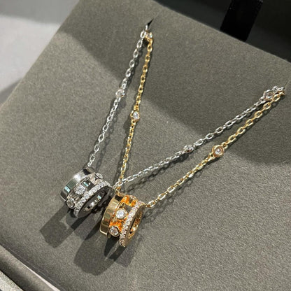 [Lumina]CHAIN MOVE ROMANE PEDAND NECKLACE