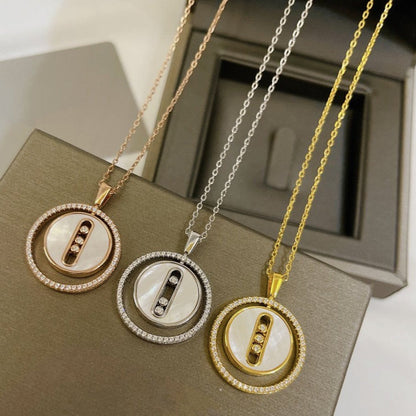 [Lumina]Demo MOVE MM NACRE BLANCHE DIAMOND NECKLACE