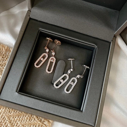 [Lumina]DORMEUSES MOVE UNO DIAMOND EARRINGS