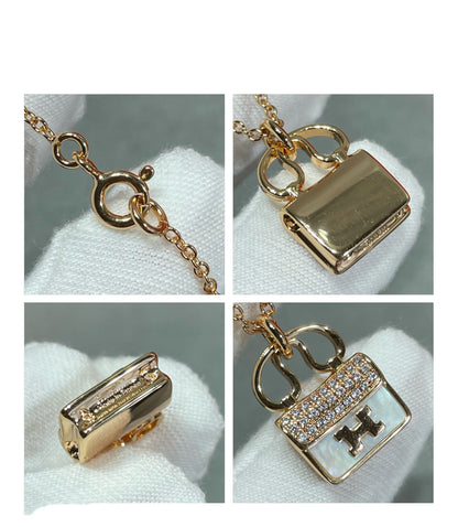 [Lumina]H CIRCE MOISSANITE PENDANT NECKLACE GOLD
