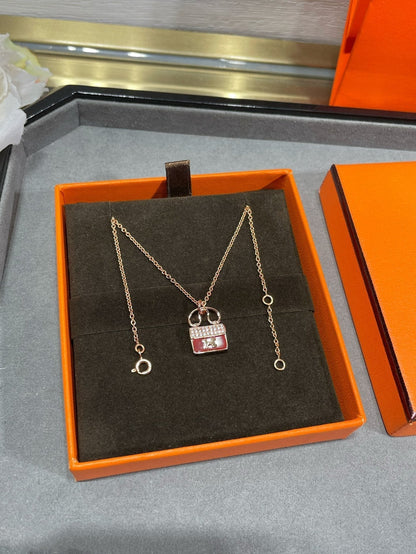 [Lumina]H CIRCE MOISSANITE PENDANT NECKLACE GOLD