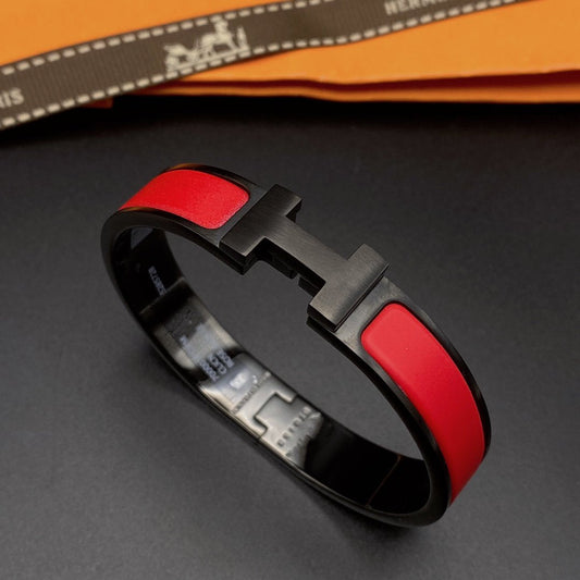 [Lumina]CLIC HM SO BLACK RED BRACELET