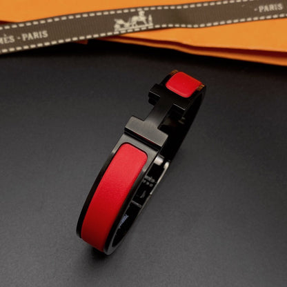 [Lumina]CLIC HM SO BLACK RED BRACELET