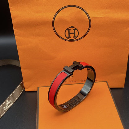 [Lumina]CLIC HM SO BLACK RED BRACELET