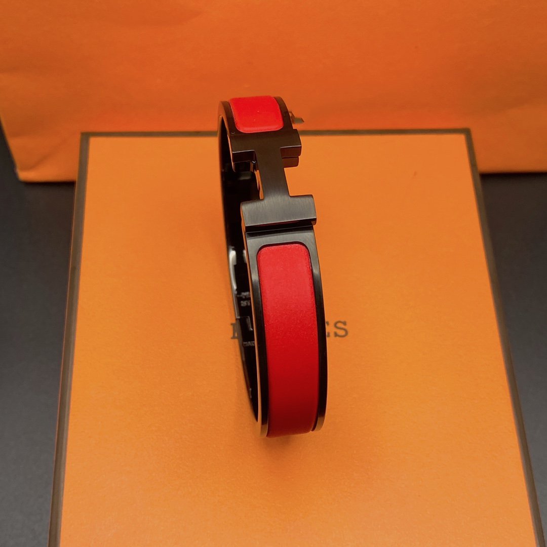 [Lumina]CLIC HM SO BLACK RED BRACELET