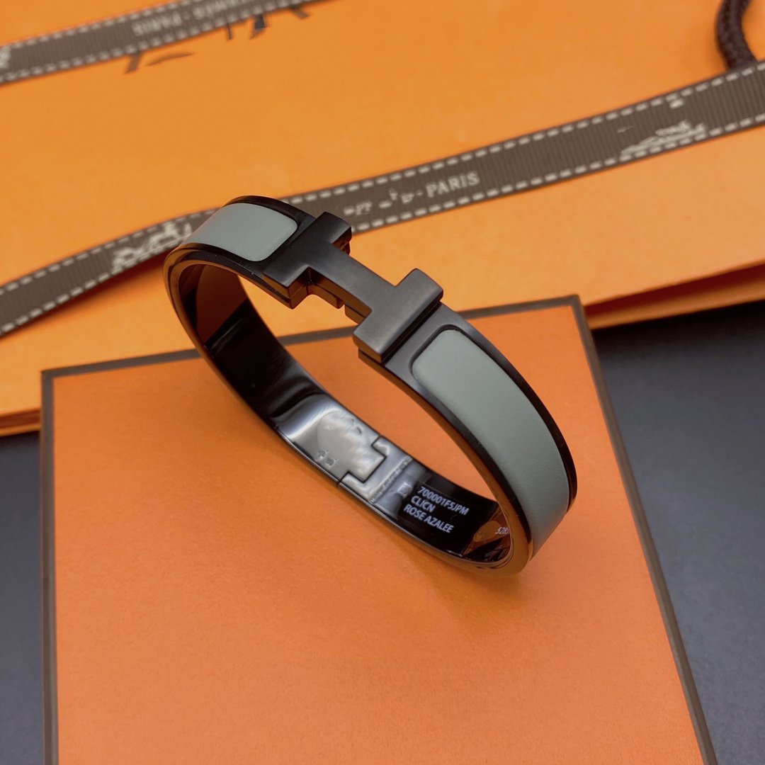 [Lumina]CLIC HM SO BLACK GREY BRACELET