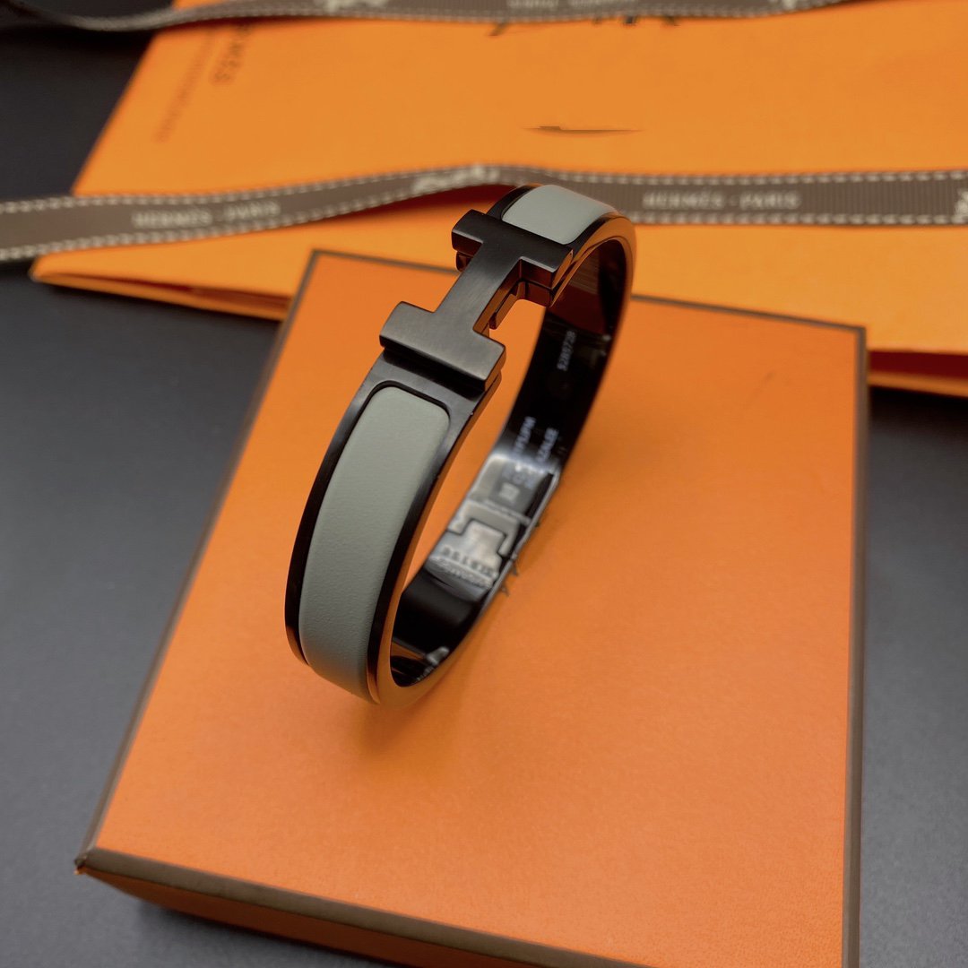 [Lumina]CLIC HM SO BLACK GREY BRACELET