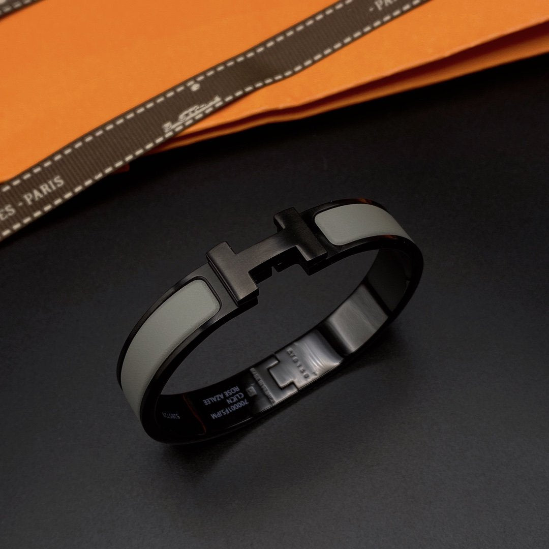 [Lumina]CLIC HM SO BLACK GREY BRACELET