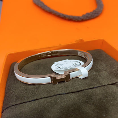 [Lumina]CLASSIC HM CLIC WHITE 8MM ENAMEL BRACELET