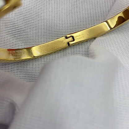 [Lumina]CLASSIC HM CLIC WHITE 8MM ENAMEL BRACELET