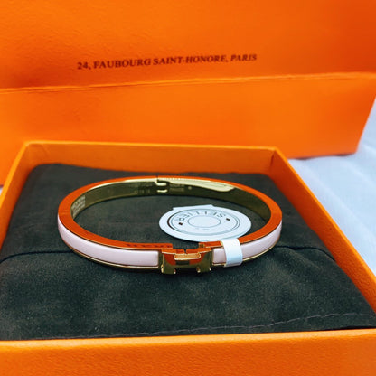 [Lumina]CLASSIC HM CLIC  PINK 8MM ENAMEL BRACELET