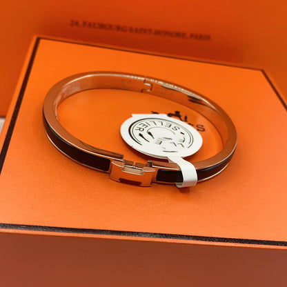 [Lumina]CLASSIC HM CLIC BLACK 8MM ENAMEL BRACELET