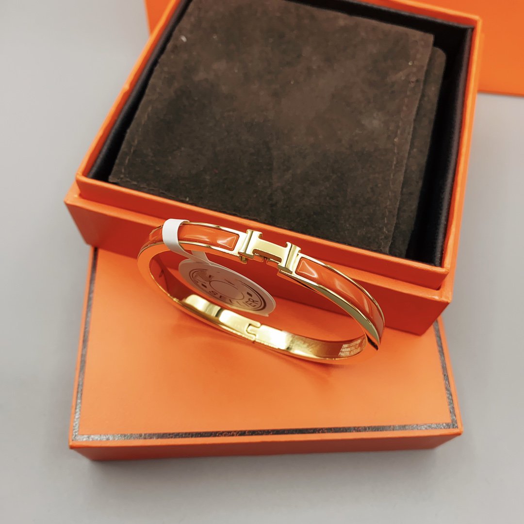 [Lumina]CLASSIC HM CLIC RED 8MM ENAMEL BRACELET
