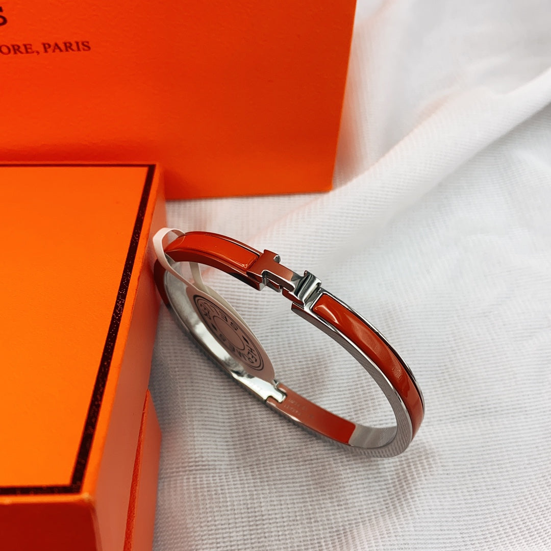 [Lumina]CLASSIC HM CLIC RED 8MM ENAMEL BRACELET