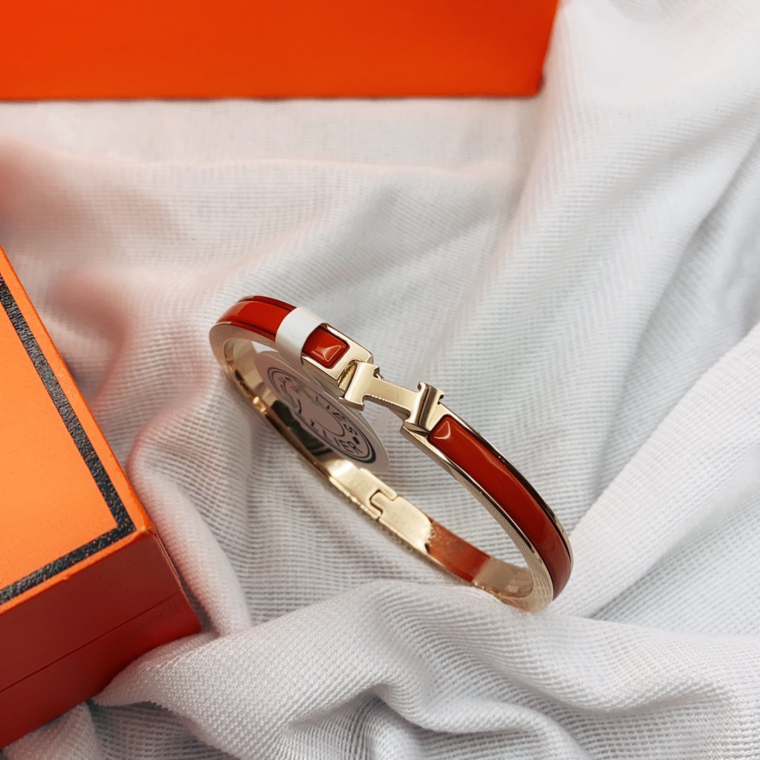 [Lumina]CLASSIC HM CLIC RED 8MM ENAMEL BRACELET