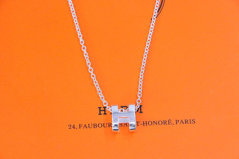 [Lumina]HM NECKLACE H LETTER OVAL SERIES