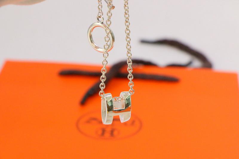 [Lumina]HM NECKLACE H LETTER OVAL SERIES