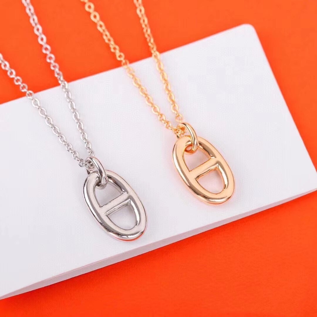 [Lumina]HM PIG NOSE NECKLACE