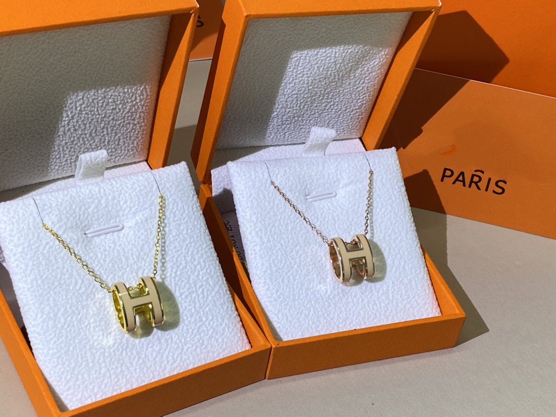 [Lumina]HM CLIC YELLOW ENAMEL GOLD NECKLACE