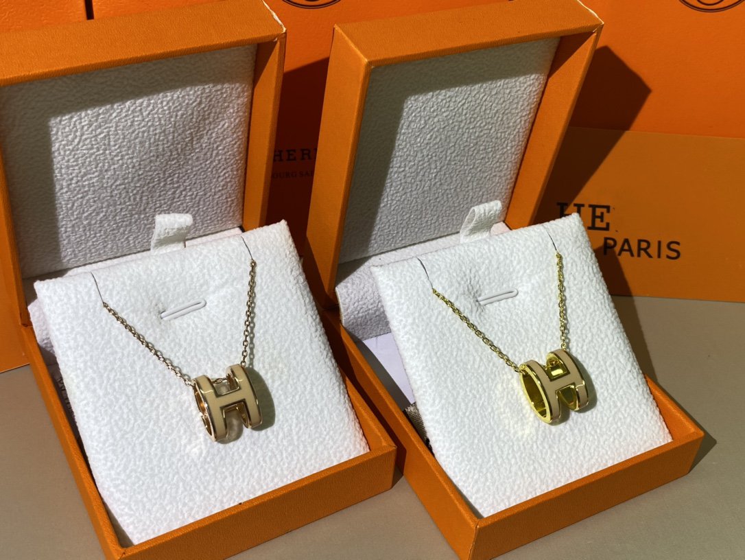 [Lumina]HM CLIC YELLOW ENAMEL GOLD NECKLACE