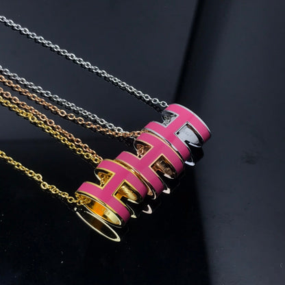 [Lumina]H NECKLACE PINK