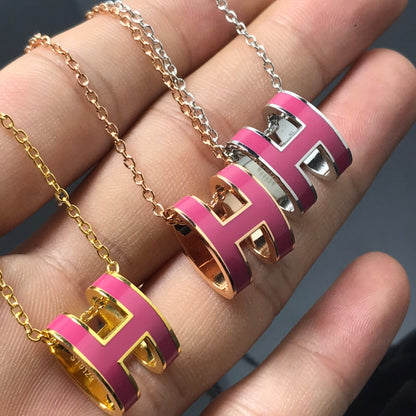 [Lumina]H NECKLACE PINK