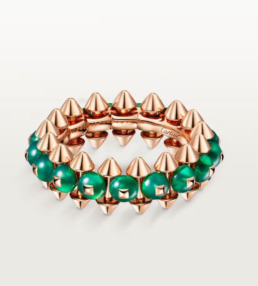 [Lumina]CLASH ELEGANT Lumina GOLD RING FEATURING NATURAL AGATE