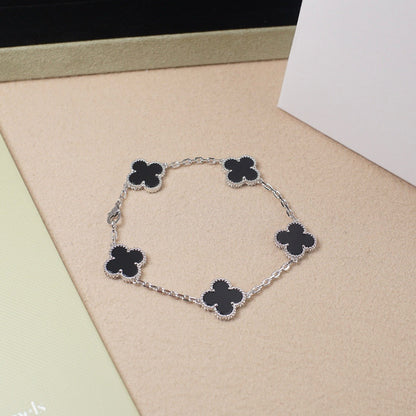 [Lumina] CLOVER 5 MOTIF ONYXS BRACELET COLLECTION