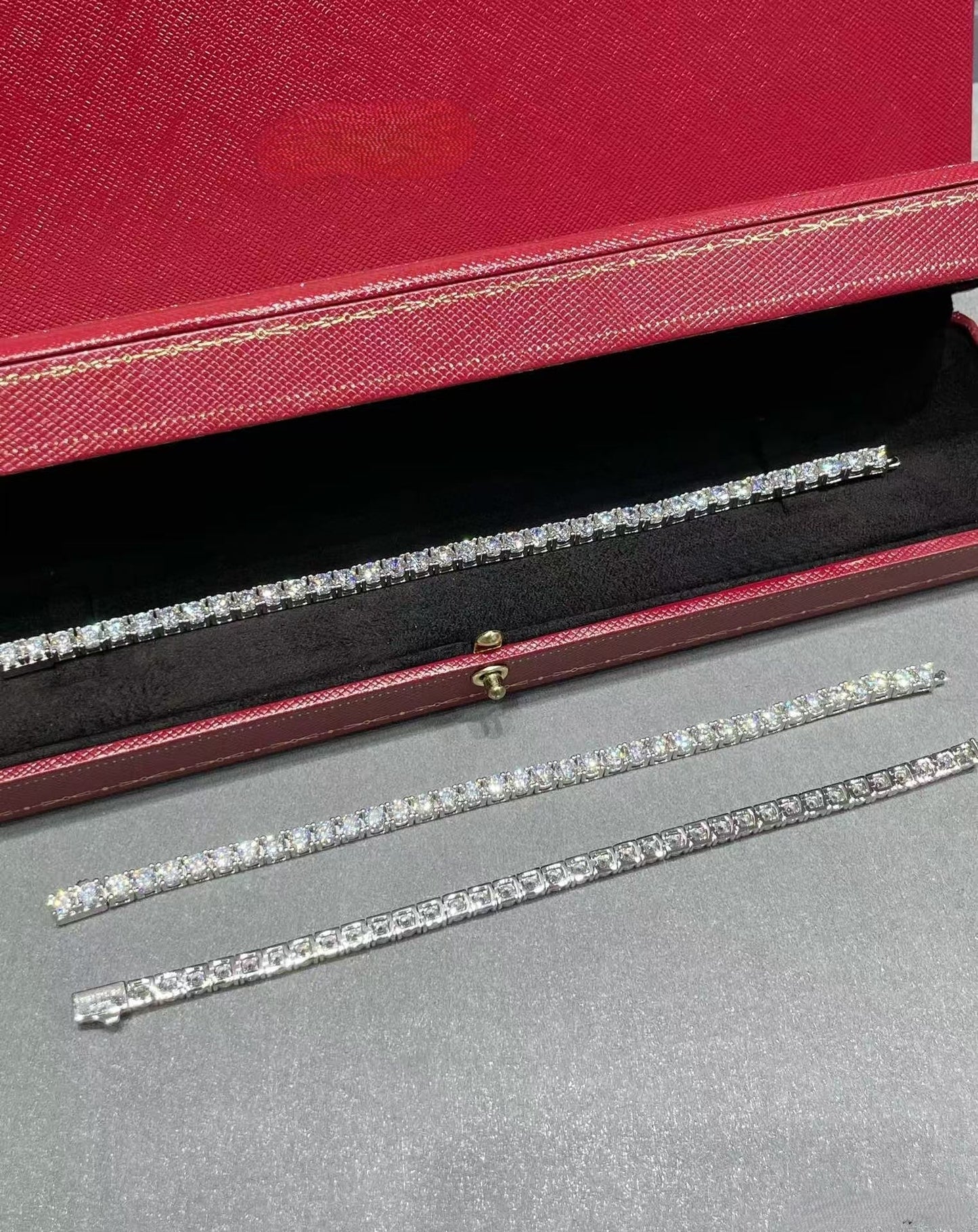 [Lumina jewelrys]TENNIS BRACELET WITH FULL DIAMOND SETTING