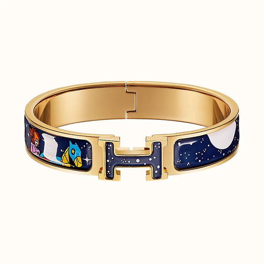 [Lumina]H STAR AND MOON BRACELET 12MM